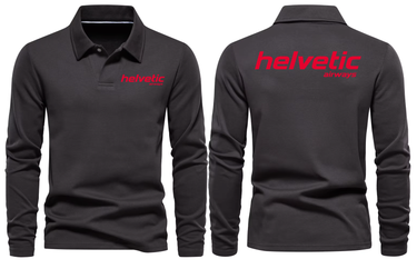 HELVETIC AIRLINES LONG SLEEVE POLO